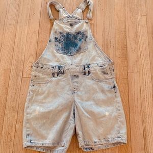 Old Navy blue jean overalls